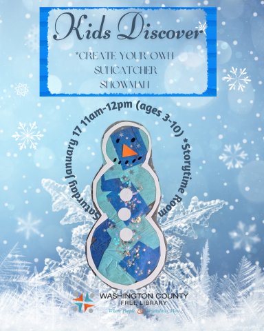 Kids Discover/Little Explorers: Snowman Suncatchers