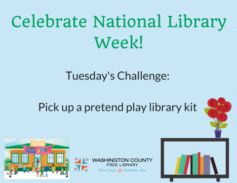 pretend play library kit