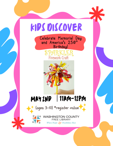 Kids Discover: Firework Wands