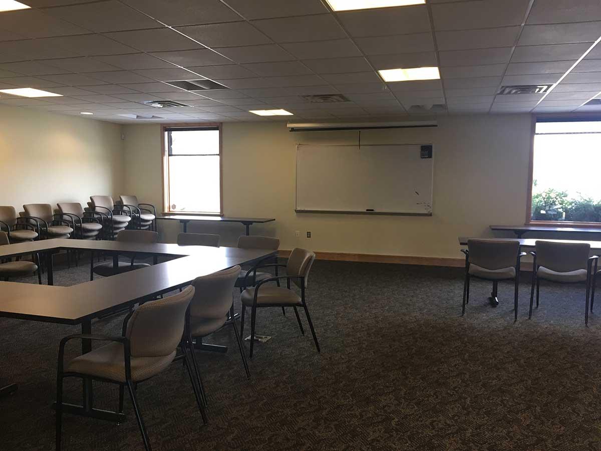 Interior shot of the Boonsboro Community Room