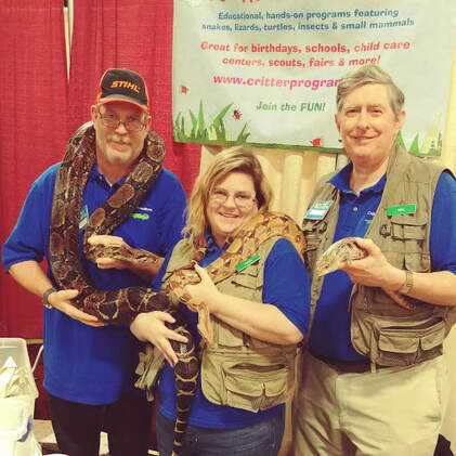 Mike, Caryn, and Tracy of Critter Connections