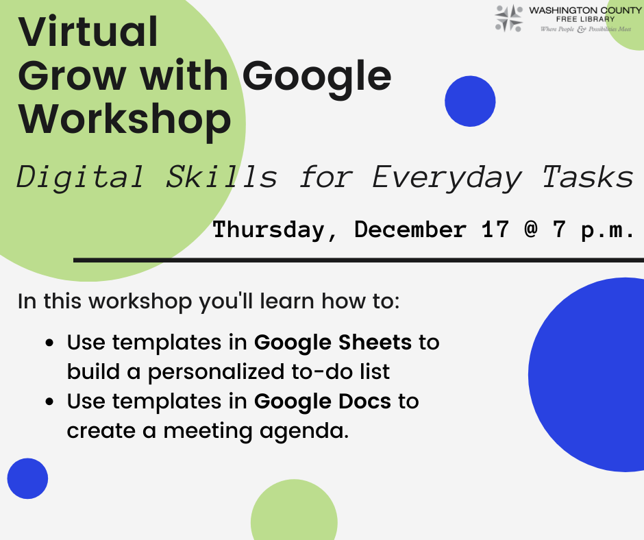 Virtual Grow with Google Workshop