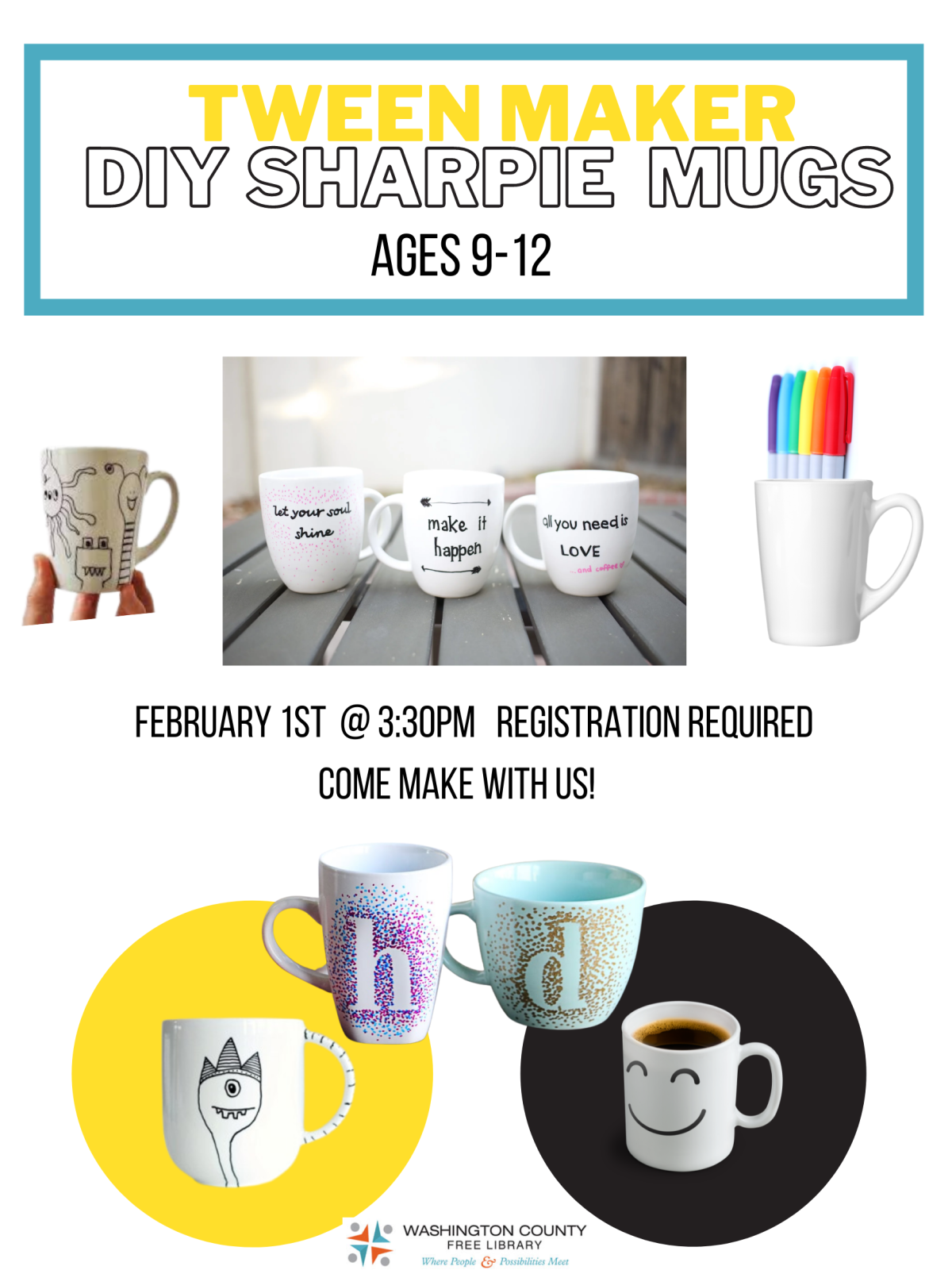 Tween Maker DIY Sharpie Mugs