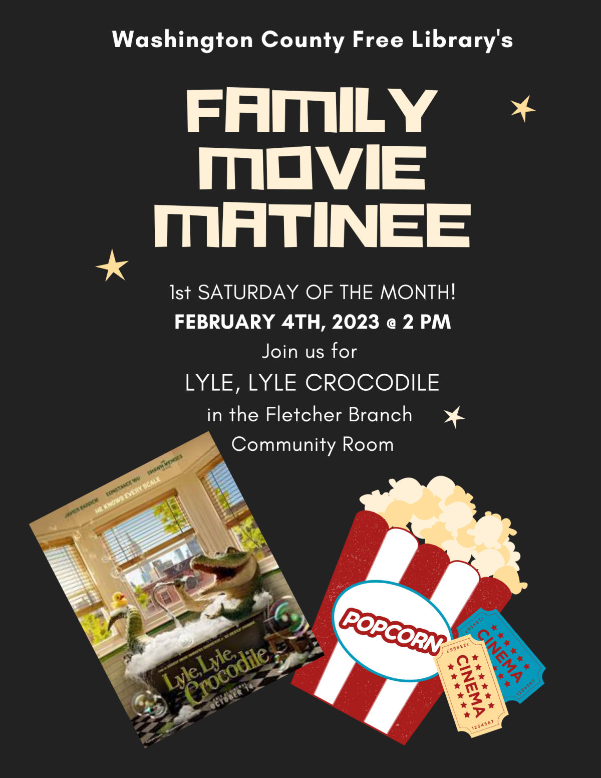 Family Movie Matinee - Lyle, Lyle, Crocodile