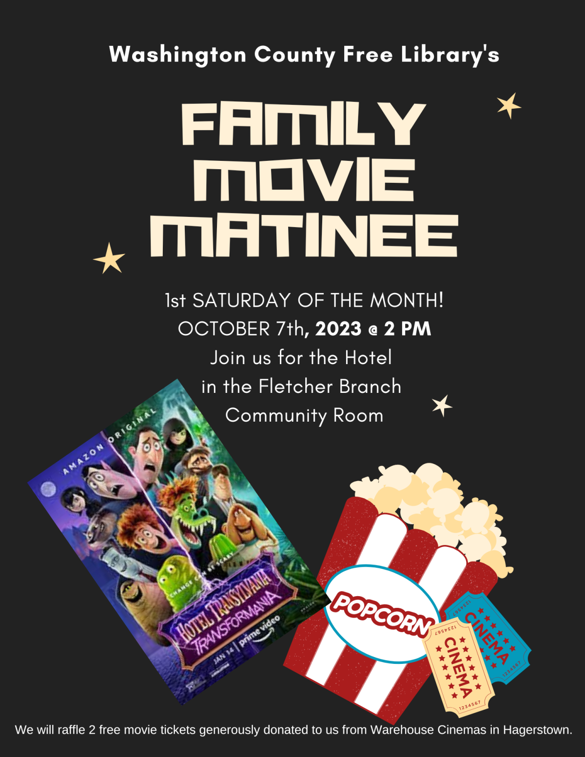 1st Saturday of the Month Family Movie Matinee