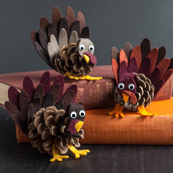 pinecone turkeys