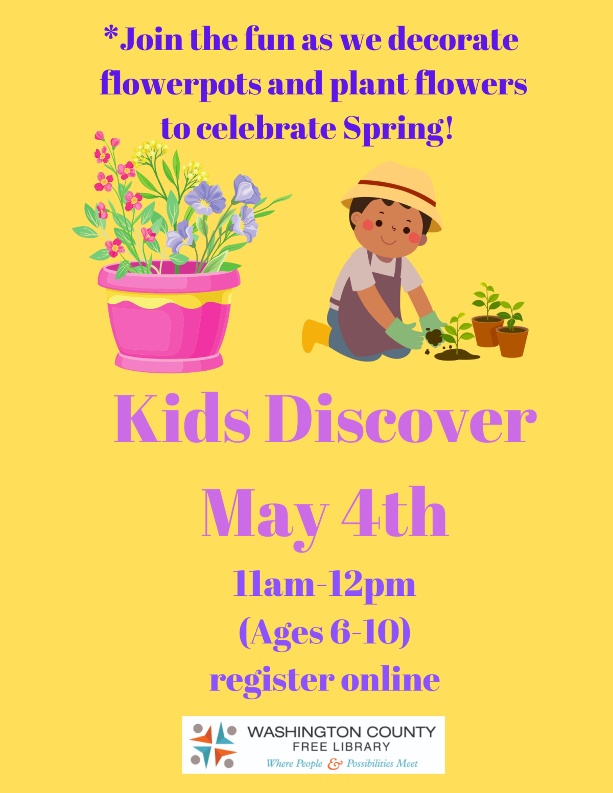 Kids Discover: Flowerpot Designs