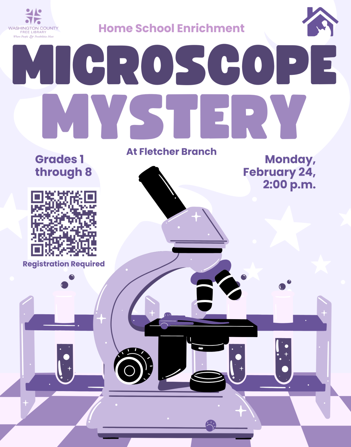 Microscope Mystery Poster