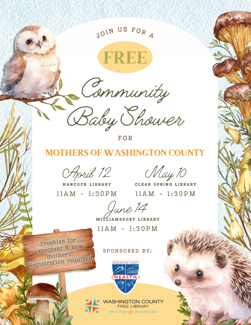 baby shower, animals dates of events 