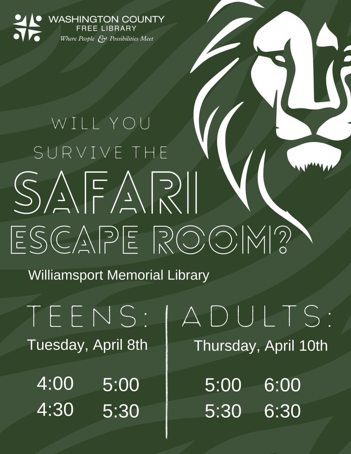 lion safari coloring date of event 