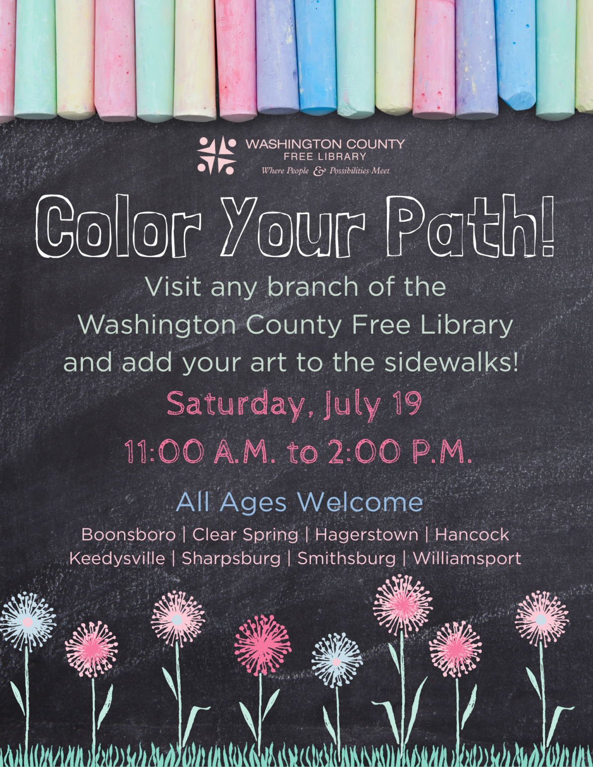 Color Your Path with Sidewalk Chalk