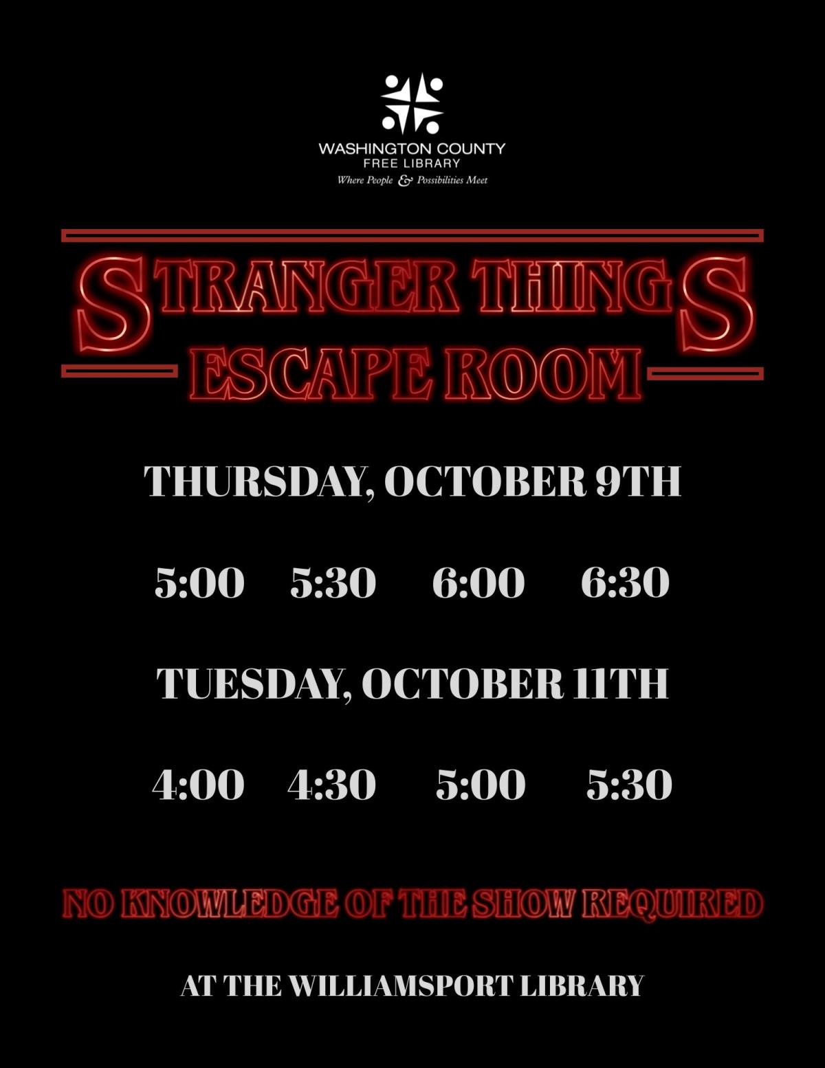 poster with event info