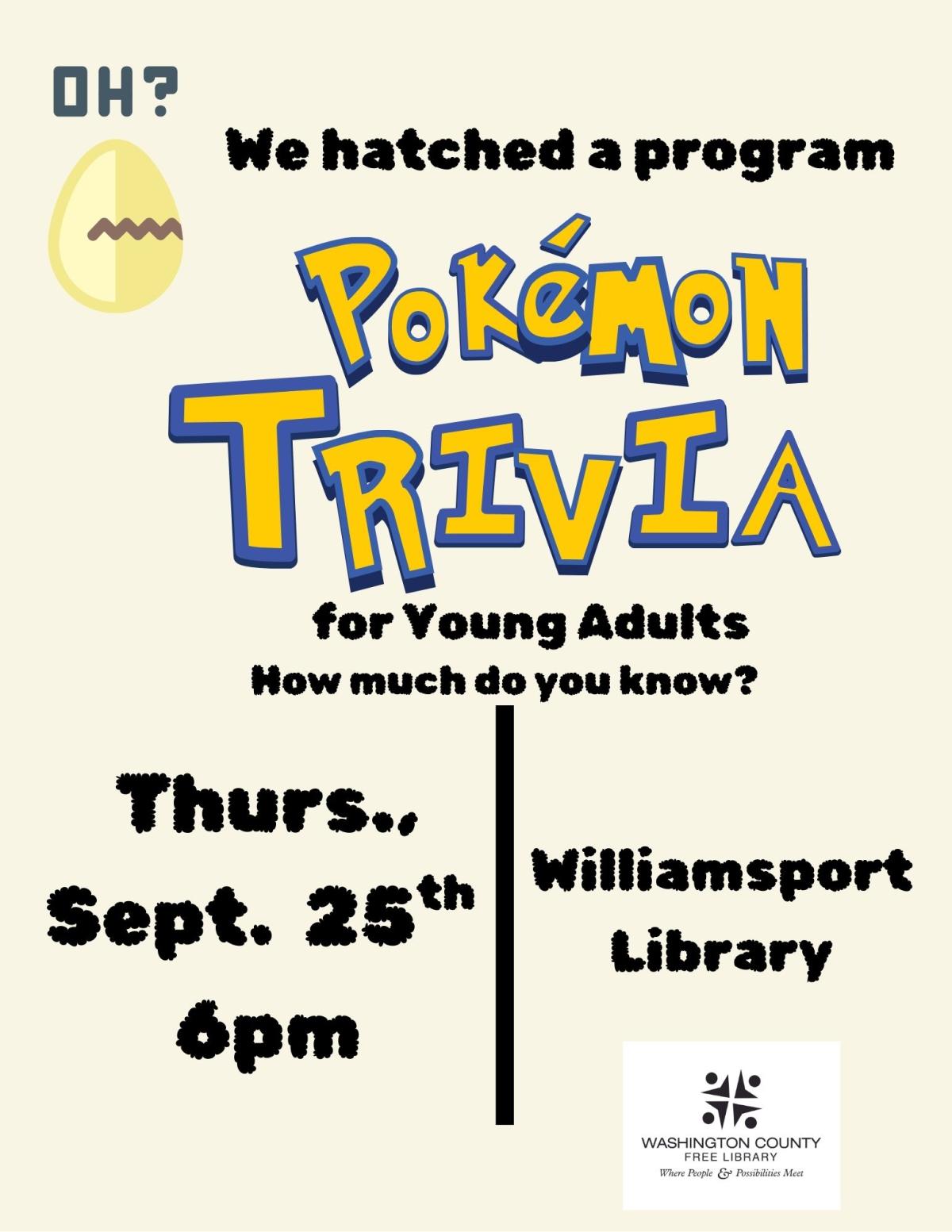 program flyer with dates of event thurs sept 25 6pm 