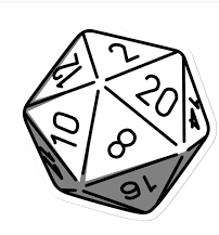 20 sided die