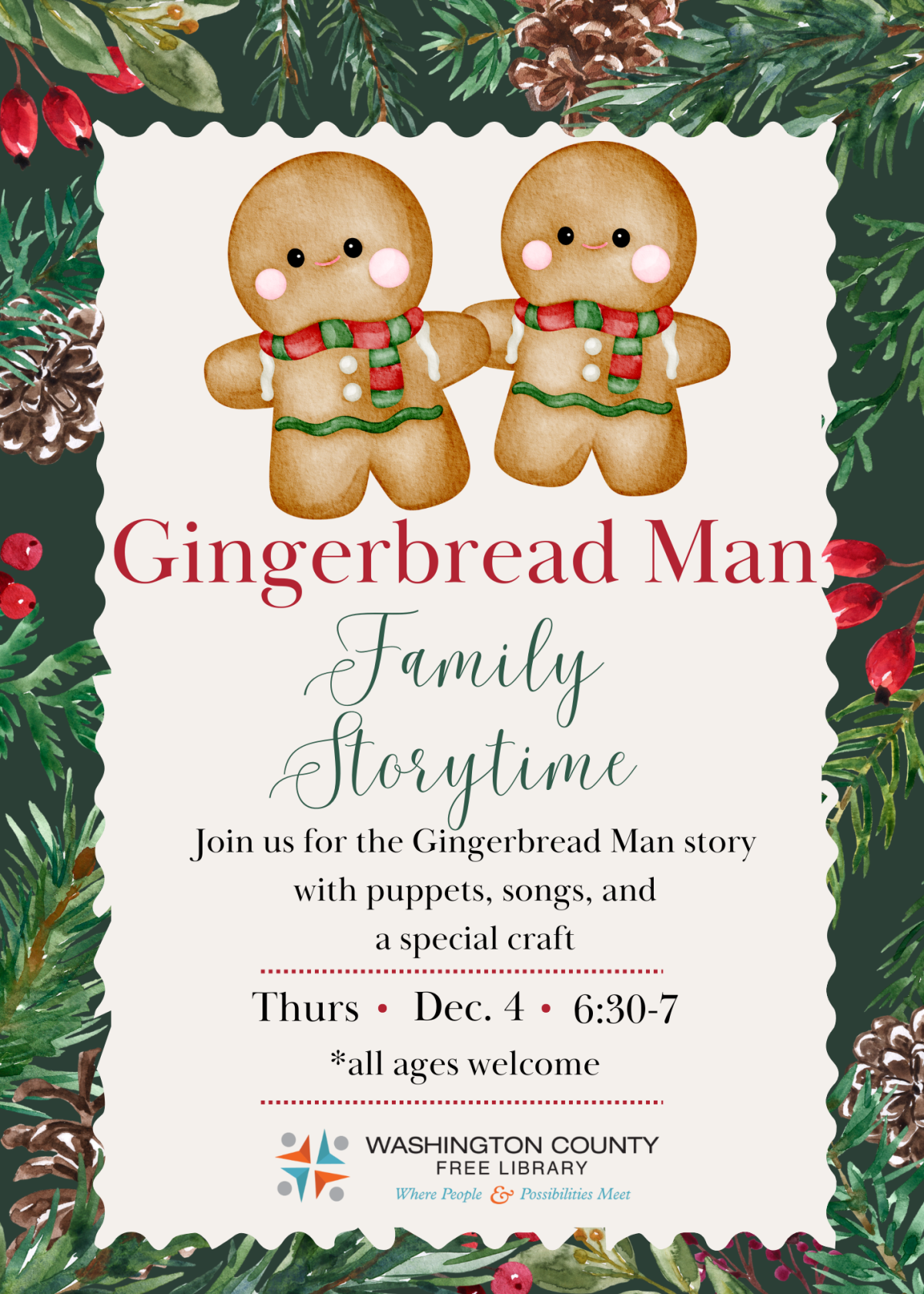 Family Story Night: The Gingerbread Man
