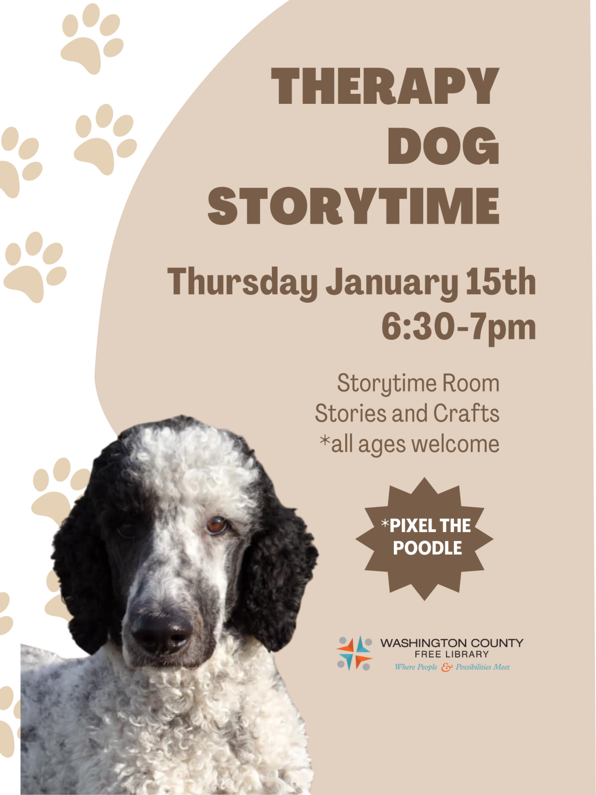 Therapy Dog Storytime